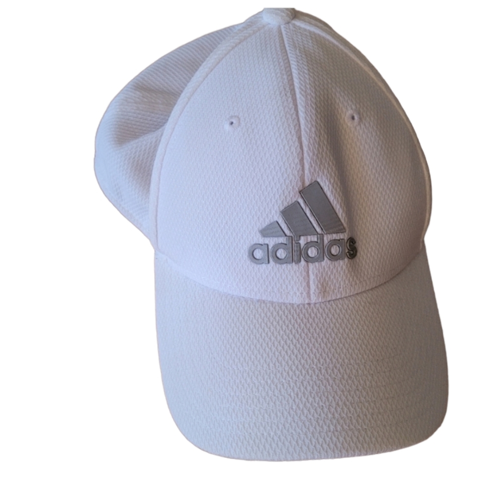 Adidas White Gray Baseball Hat